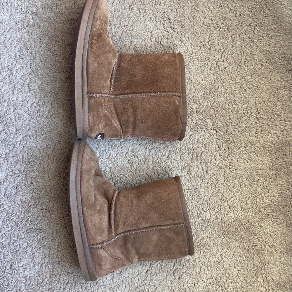 Girls Lam brown boots size 4